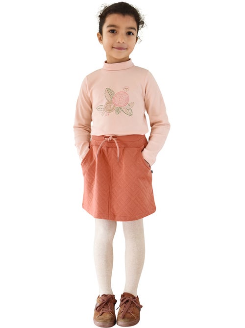 Jupe syrine maille fantaisie - Kiabi