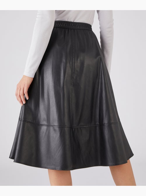 Jupe taille élastiquée enduite - damart - Kiabi Jupe taille élastiquée enduite - damart - Kiabi