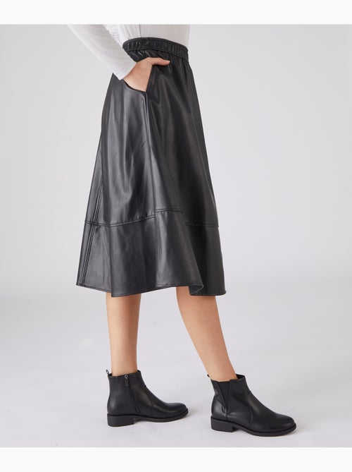 Jupe taille élastiquée enduite - damart - Kiabi Jupe taille élastiquée enduite - damart - Kiabi