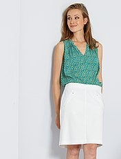 jupe blanche pas cher