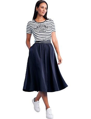 Jupe Tissée Brillance Discrète - Taille Standard - helline