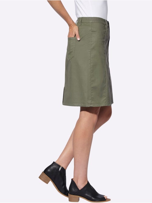 Jupe Tissée Coupe En A - Taille Standard - helline - Kiabi