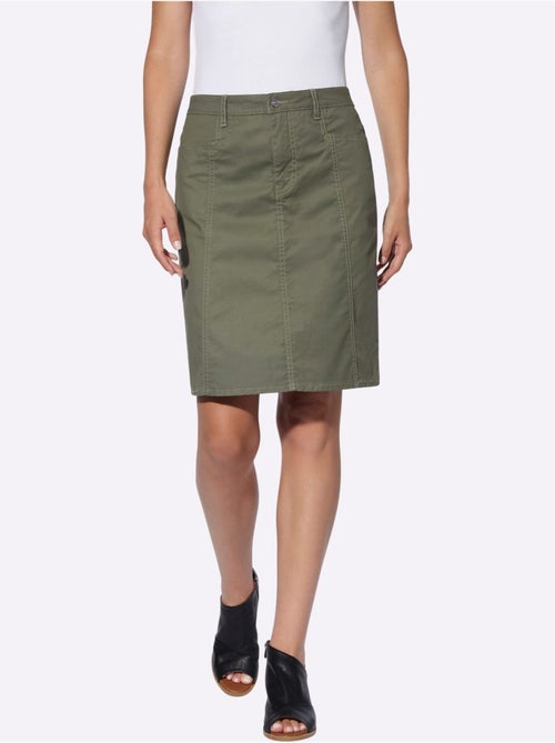 Jupe Tissée Coupe En A - Taille Standard - helline - Kiabi