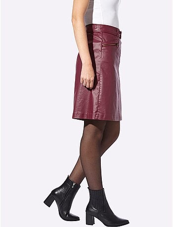 Jupe Tissée Revêtement Mat Et Brillant - Taille Standard - Helline