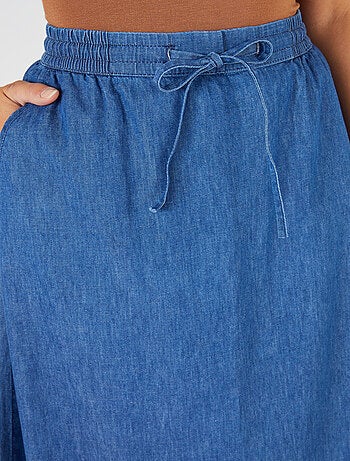 Jupe tissu chambray - Damart