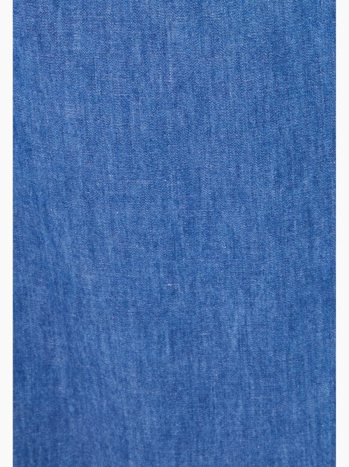 Jupe tissu chambray - Damart - Kiabi