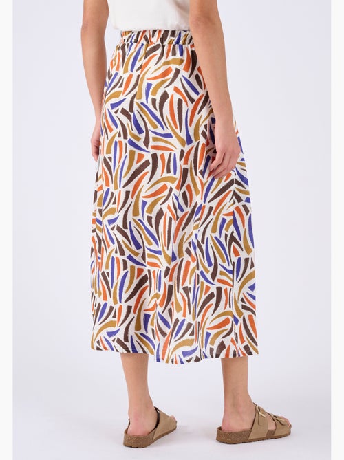 Jupe toute boutonnée imprimée - damart - Kiabi Jupe toute boutonnée imprimée - damart - Kiabi