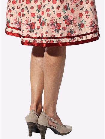 Jupe Traditionnelle Ceinture élastique Au Dos - Taille Standard - Moda Vilona