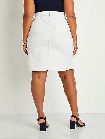 Jupe trapèze mi longue 5 poches