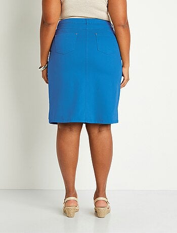 Jupe trapèze mi longue 5 poches