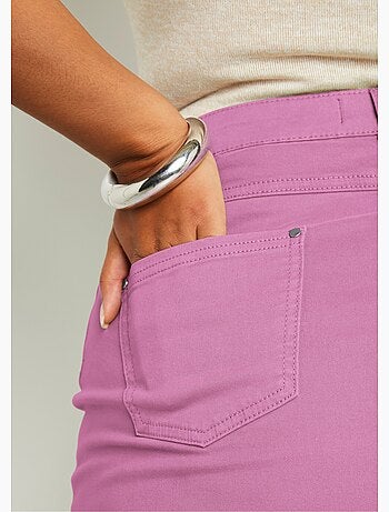 Jupe trapèze mi longue 5 poches