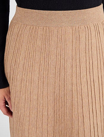 Jupe tricot nervuré Thermolactyl - Damart