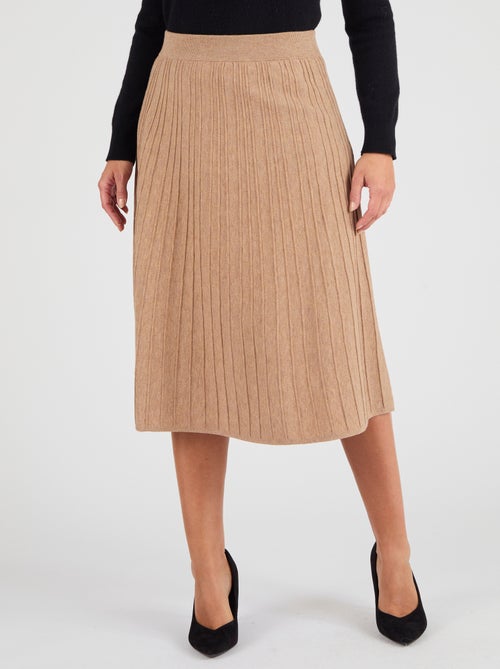 Jupe tricot nervuré Thermolactyl - Damart - Kiabi