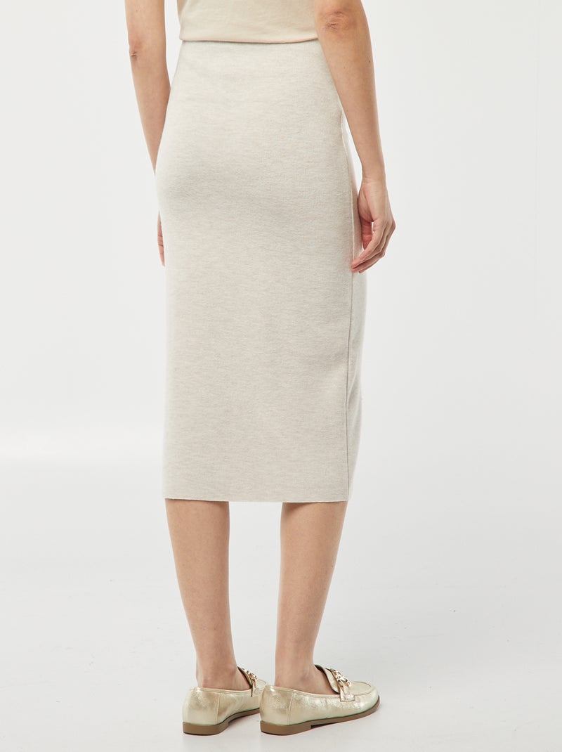 Jupe tube BEIGE - Kiabi