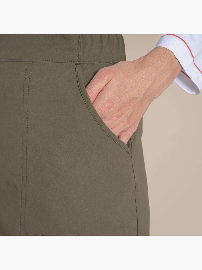 Jupe unie mi-longue à poches pro - craghoppers Vert kaki - Kiabi