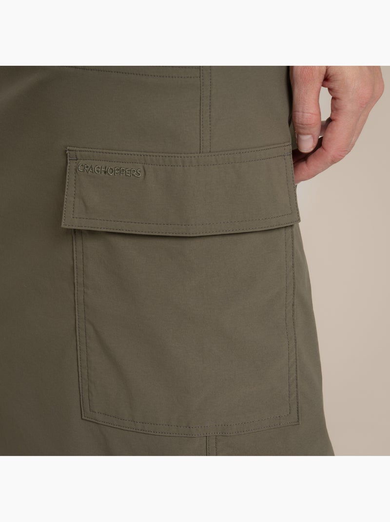 Jupe unie mi-longue à poches pro - craghoppers Vert kaki - Kiabi