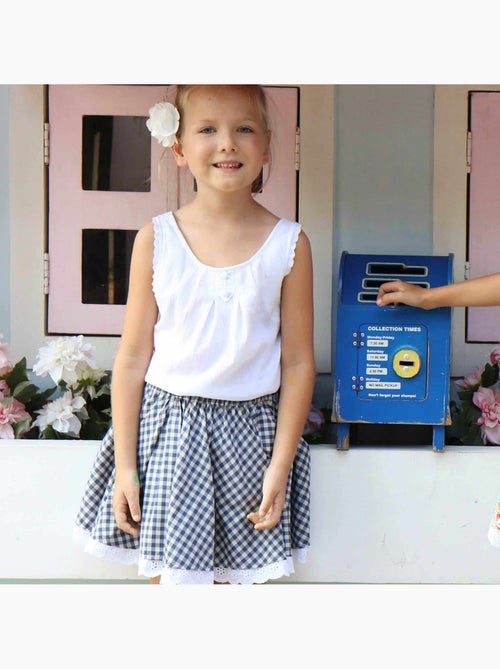 Jupe  Vichy   et   CANCAN - La Faute à Voltaire - Kiabi