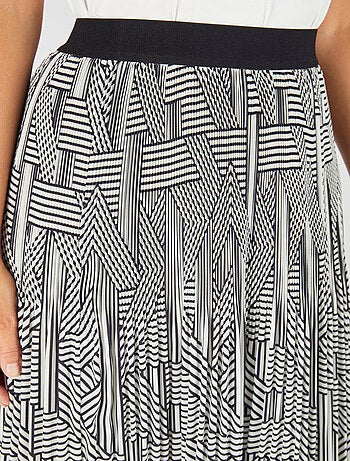 Jupe voile plissé irrégulier - Damart