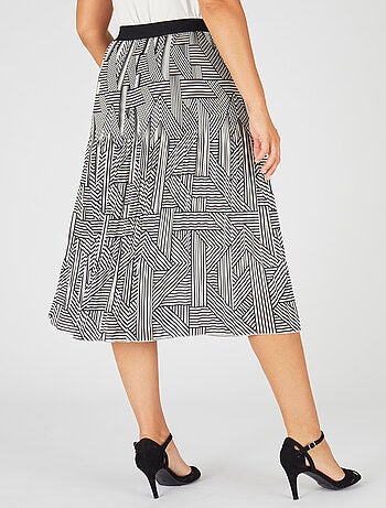 Jupe voile plissé irrégulier - Damart