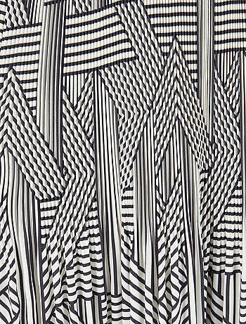 Jupe voile plissé irrégulier - Damart