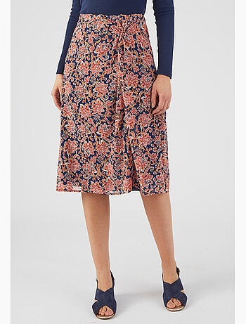 Jupe voile taille effet drapé - Damart