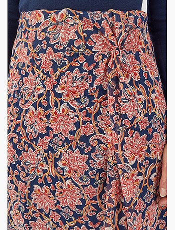 Jupe voile taille effet drapé - Damart