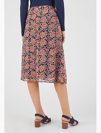 Jupe voile taille effet drapé - Damart