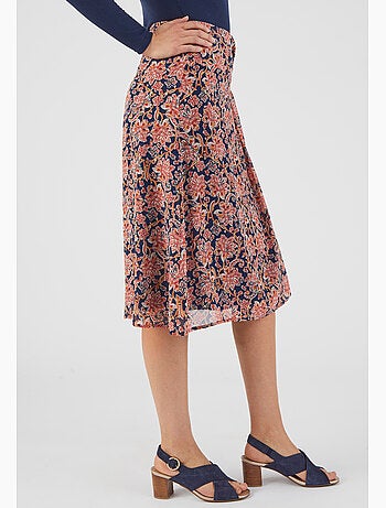 Jupe voile taille effet drapé - Damart