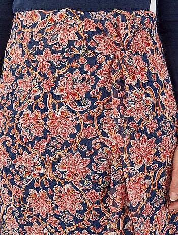 Jupe voile taille effet drapé - Damart