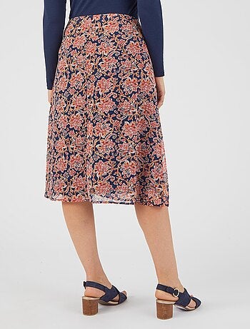 Jupe voile taille effet drapé - Damart