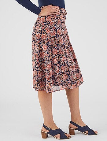 Jupe voile taille effet drapé - Damart