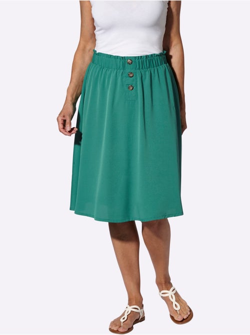 Jupe Volants à La Ceinture élastique - Taille Standard - Moda Vilona - Kiabi Jupe Volants à La Ceinture élastique - Taille Standard - Moda Vilona - Kiabi