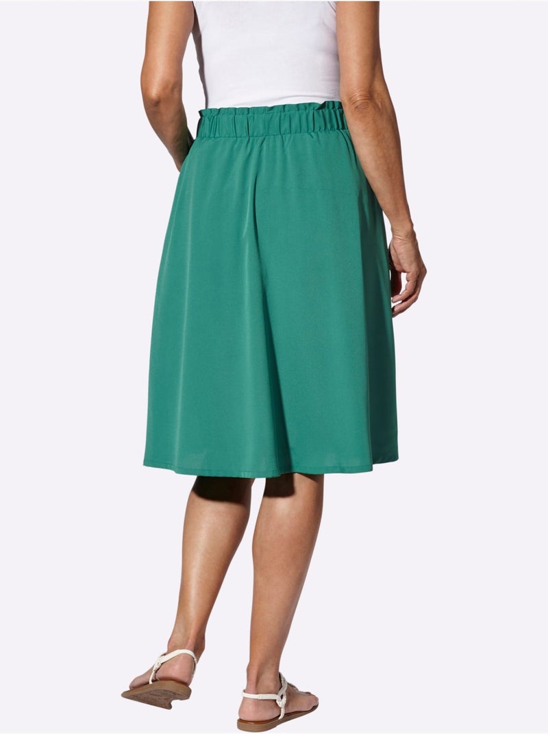 Jupe Volants à La Ceinture élastique - Taille Standard - Moda Vilona Vert - Kiabi