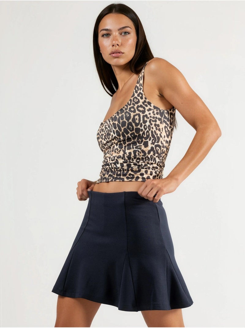 Jupes-shorts à empiècements taille haute busem Bleu marine - Kiabi