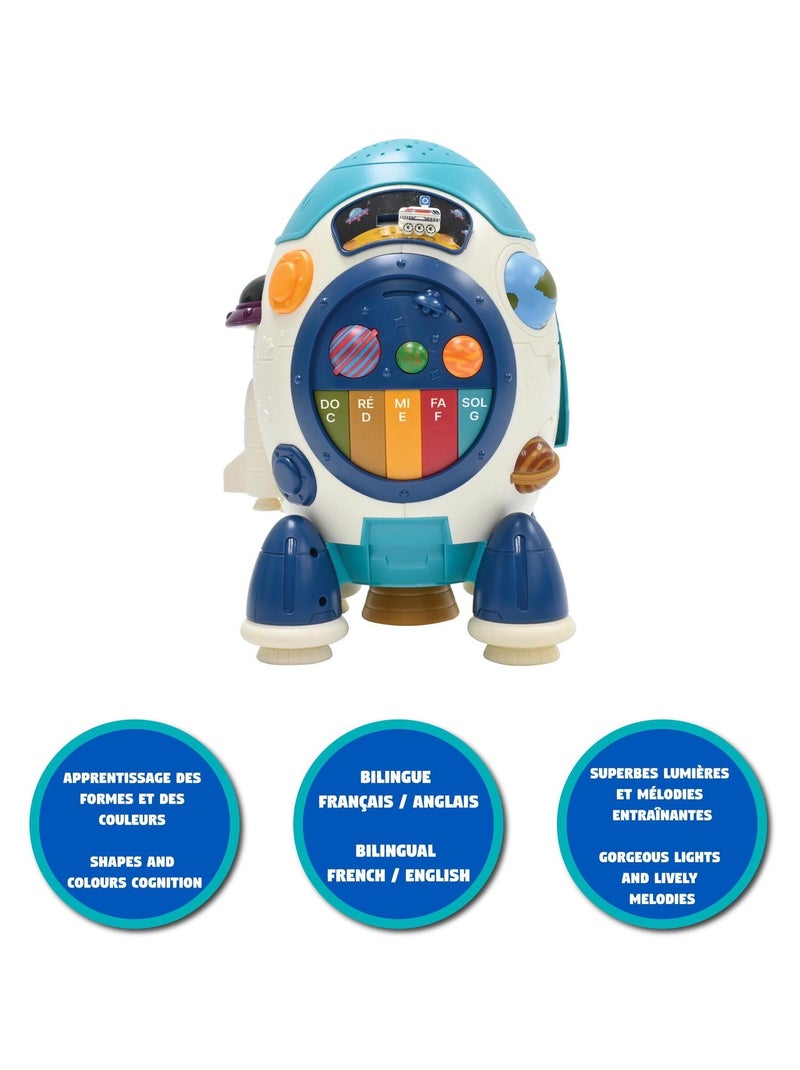 Jupiter ma fusée interactive bilingue (FR/EN) Rouge - Kiabi