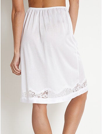 Jupon maille satinée lot de 2 long. 60cm