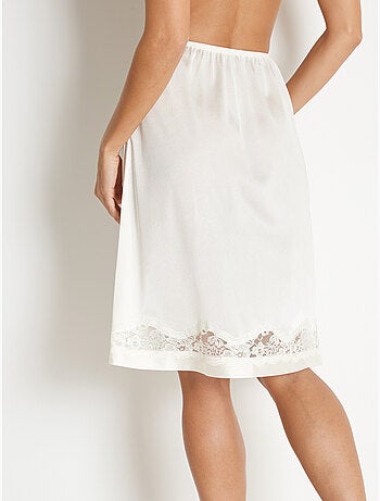 Jupon maille satinée lot de 2 long. 60cm