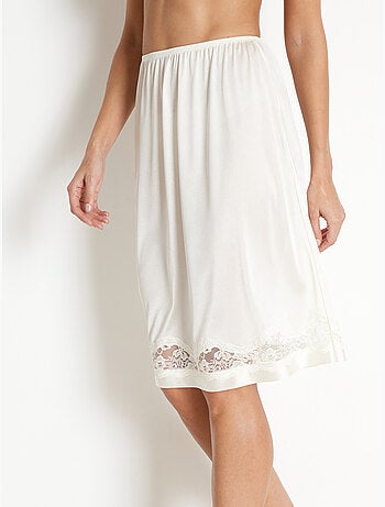 Jupon maille satinée lot de 2 long. 60cm