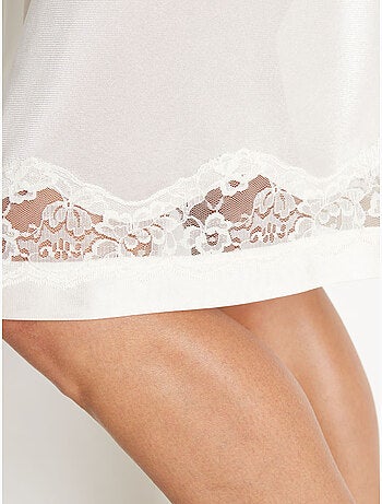 Jupon maille satinée lot de 2 long. 60cm