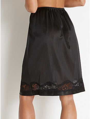 Jupon maille satinée lot de 2 long. 60cm