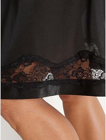 Jupon maille satinée lot de 2 long. 60cm