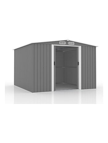 JURA - abri de jardin gris clair 6.66 m²
