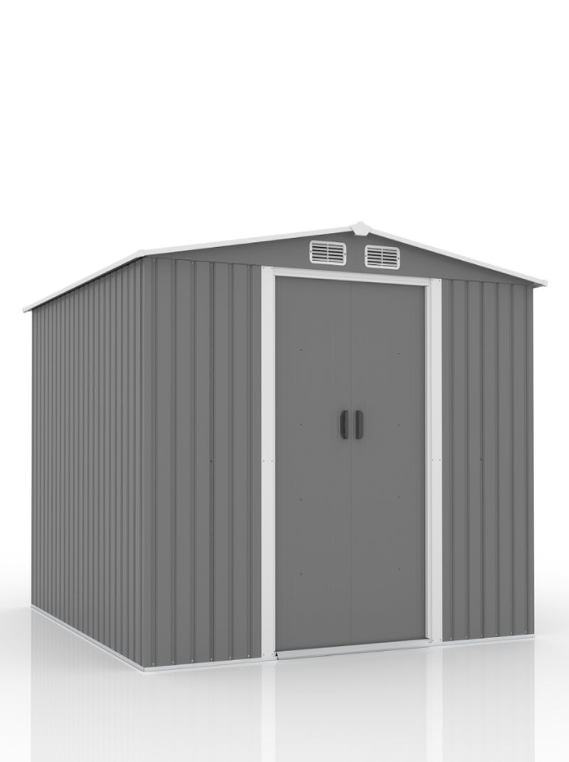 JURA - abri de jardin gris clair 6.66 m² Gris - Kiabi