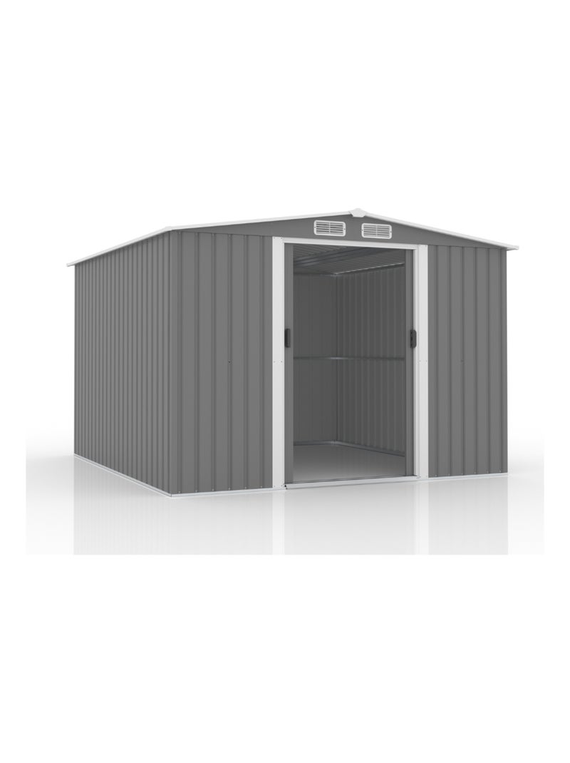 JURA - abri de jardin gris clair 6.66 m² Gris - Kiabi