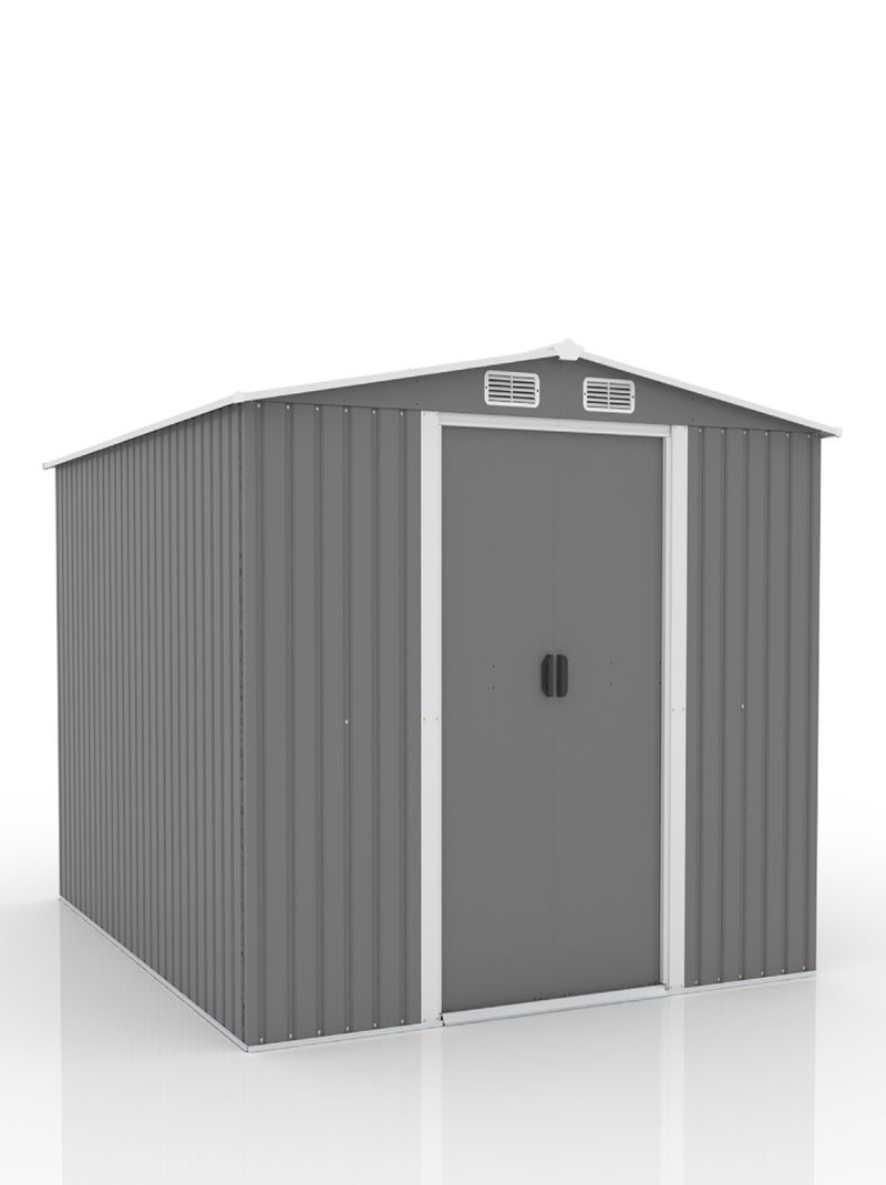 JURA - abri de jardin gris clair 8.08 m² Gris - Kiabi