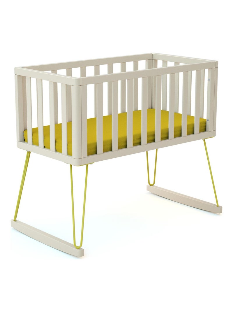 JURABABY - Berceau à bascule ONLY en bois Jaune - Kiabi