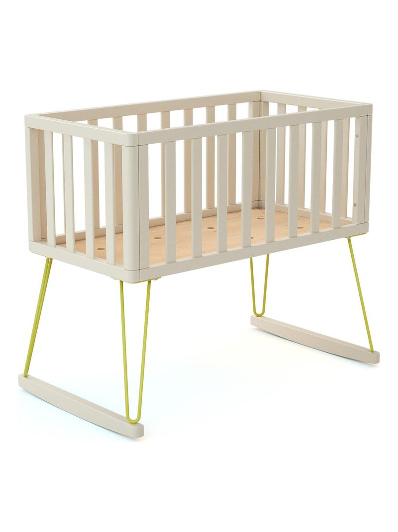 JURABABY - Berceau à bascule ONLY en bois Jaune - Kiabi
