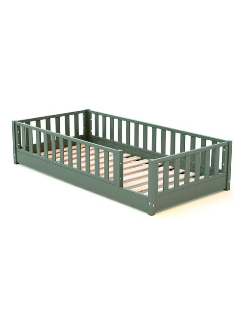 JURABABY - Lit au sol enfant en bois SONHO - 90x190 - Kiabi