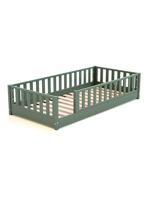 JURABABY - Lit au sol enfant en bois SONHO - 90x190 - Kiabi