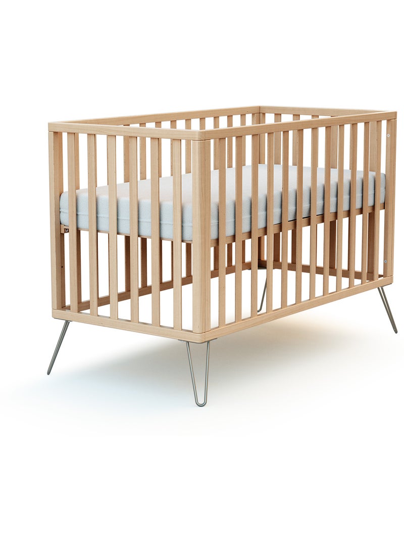 JURABABY - Lit bébé ONLY en bois Marron clair - Kiabi